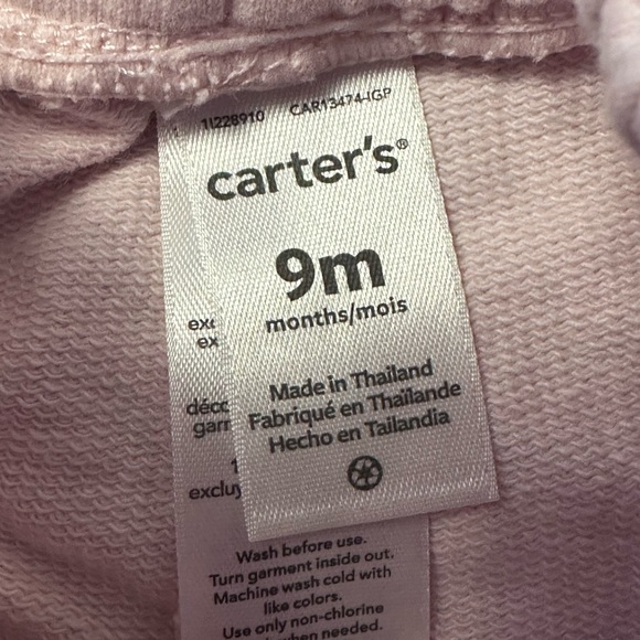 Carter’s & Huggies Baby Girl 9M Bodysuit Bundle (3pc) - Picture 9 of 9